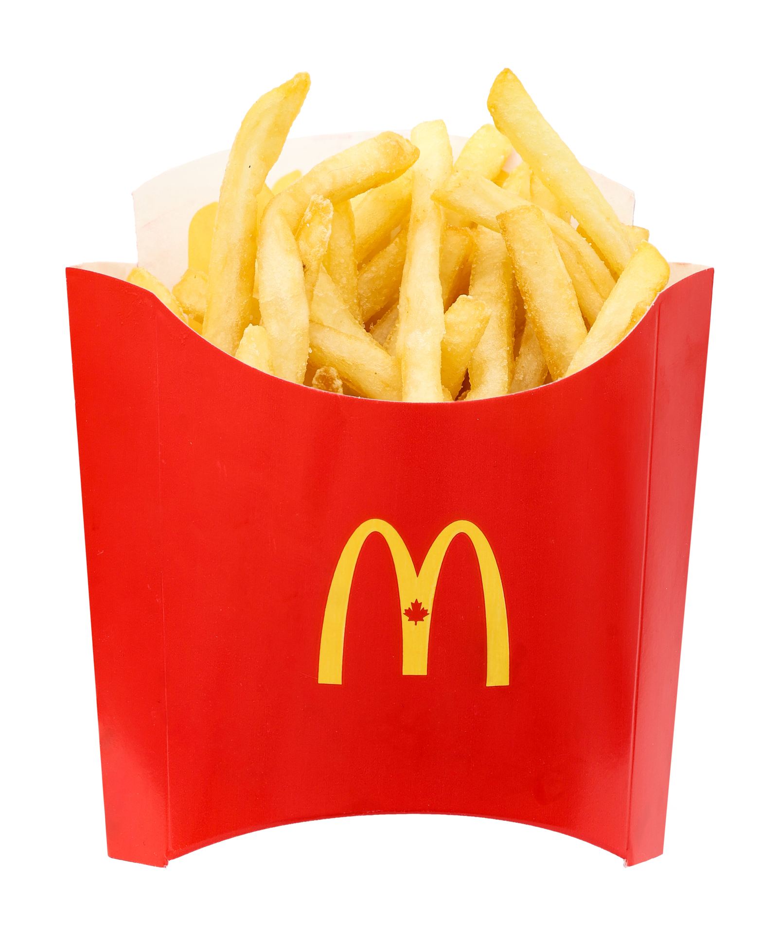 A carton of fast food french fries